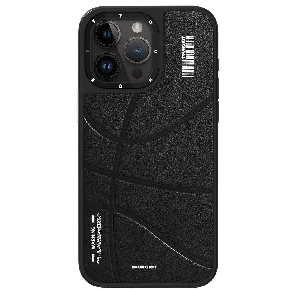 Youngkit Backboard Serisi Leather iPhone 15 Pro Max Magsafe Şarj Özellikli Telefon Kılıfı - 2