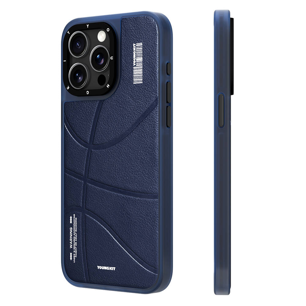 Youngkit Backboard Serisi Leather iPhone 15 Pro Max Magsafe Şarj Özellikli Telefon Kılıfı - 11