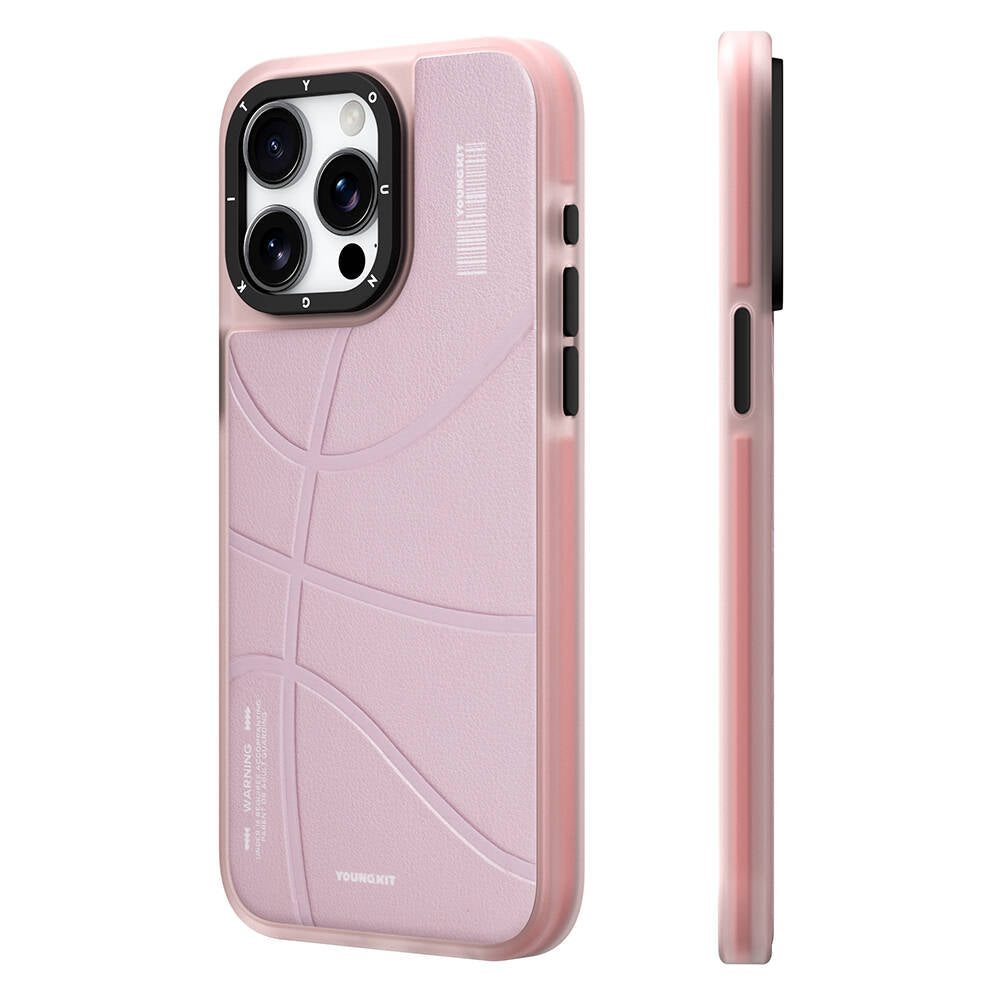 Youngkit Backboard Serisi Leather iPhone 15 Pro Max Magsafe Şarj Özellikli Telefon Kılıfı - 15