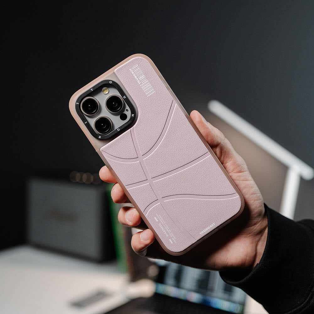Youngkit Backboard Serisi Leather iPhone 15 Pro Max Magsafe Şarj Özellikli Telefon Kılıfı - 17