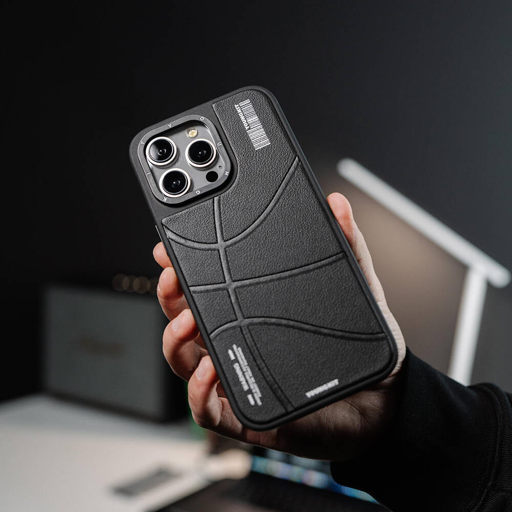 Youngkit Backboard Serisi Leather iPhone 15 Pro Max Magsafe Şarj Özellikli Telefon Kılıfı - 4