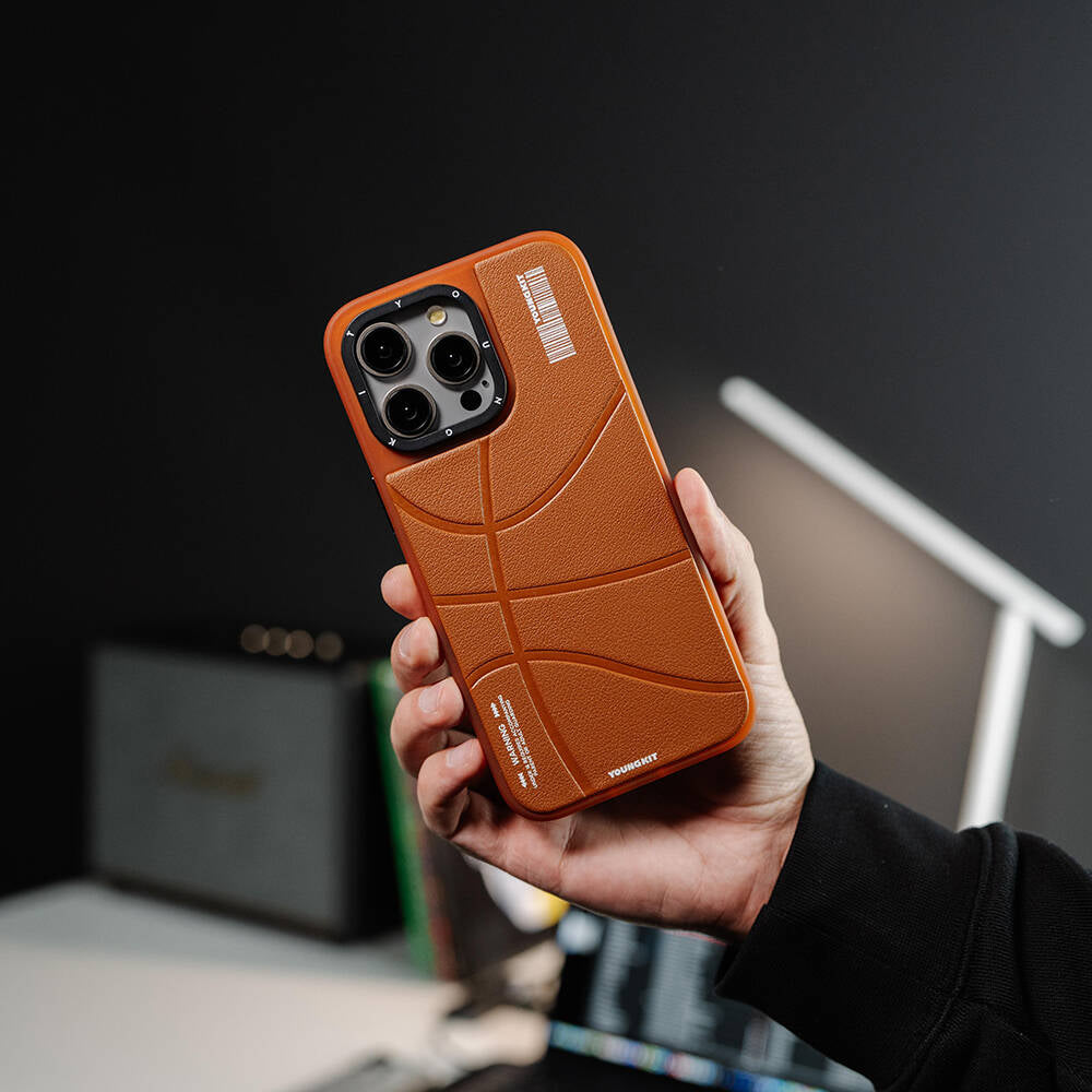 Youngkit Backboard Serisi Leather iPhone 15 Pro Max Magsafe Şarj Özellikli Telefon Kılıfı - 8