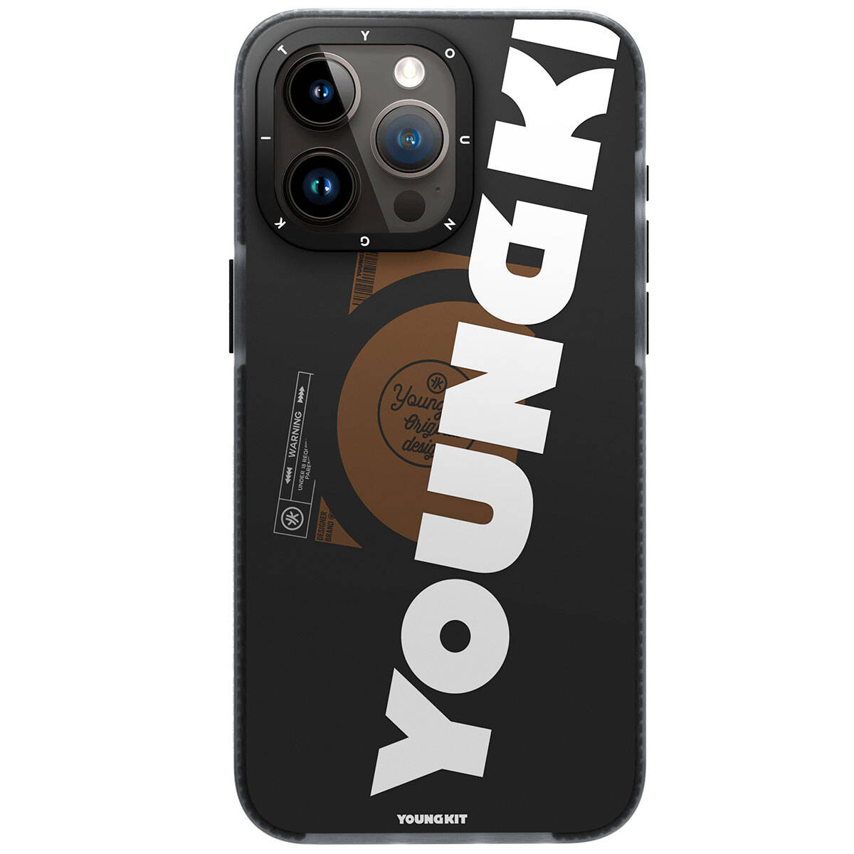 Youngkit Binfen Serisi Yazı Temalı iPhone 15 Pro Max Magsafe Şarj Özellikli Telefon Kılıfı - 2