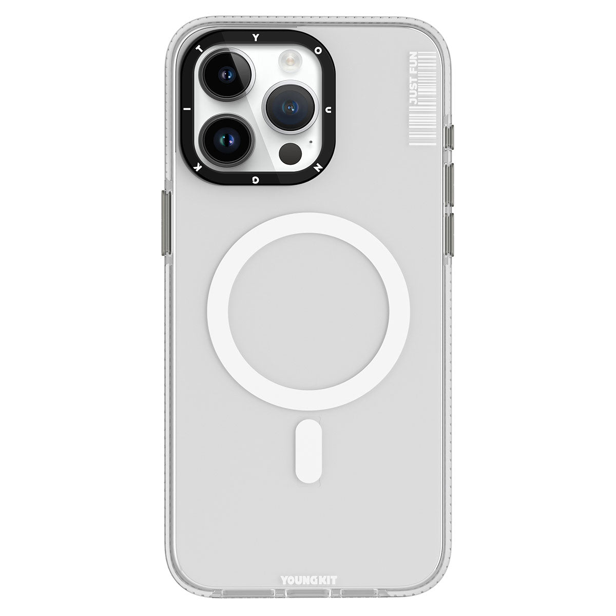 YoungKit Crystal Color Serisi iPhone 15 Pro Max Magsafe Şarj Özellikli Telefon Kılıfı - 4