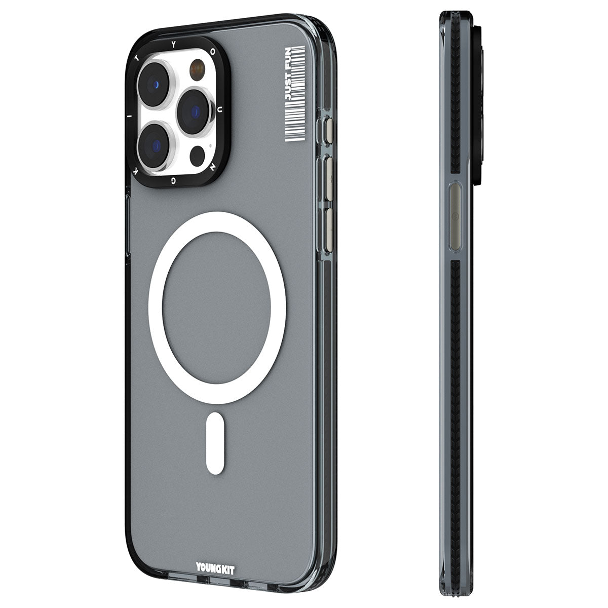 YoungKit Crystal Color Serisi iPhone 15 Pro Max Magsafe Şarj Özellikli Telefon Kılıfı - 10
