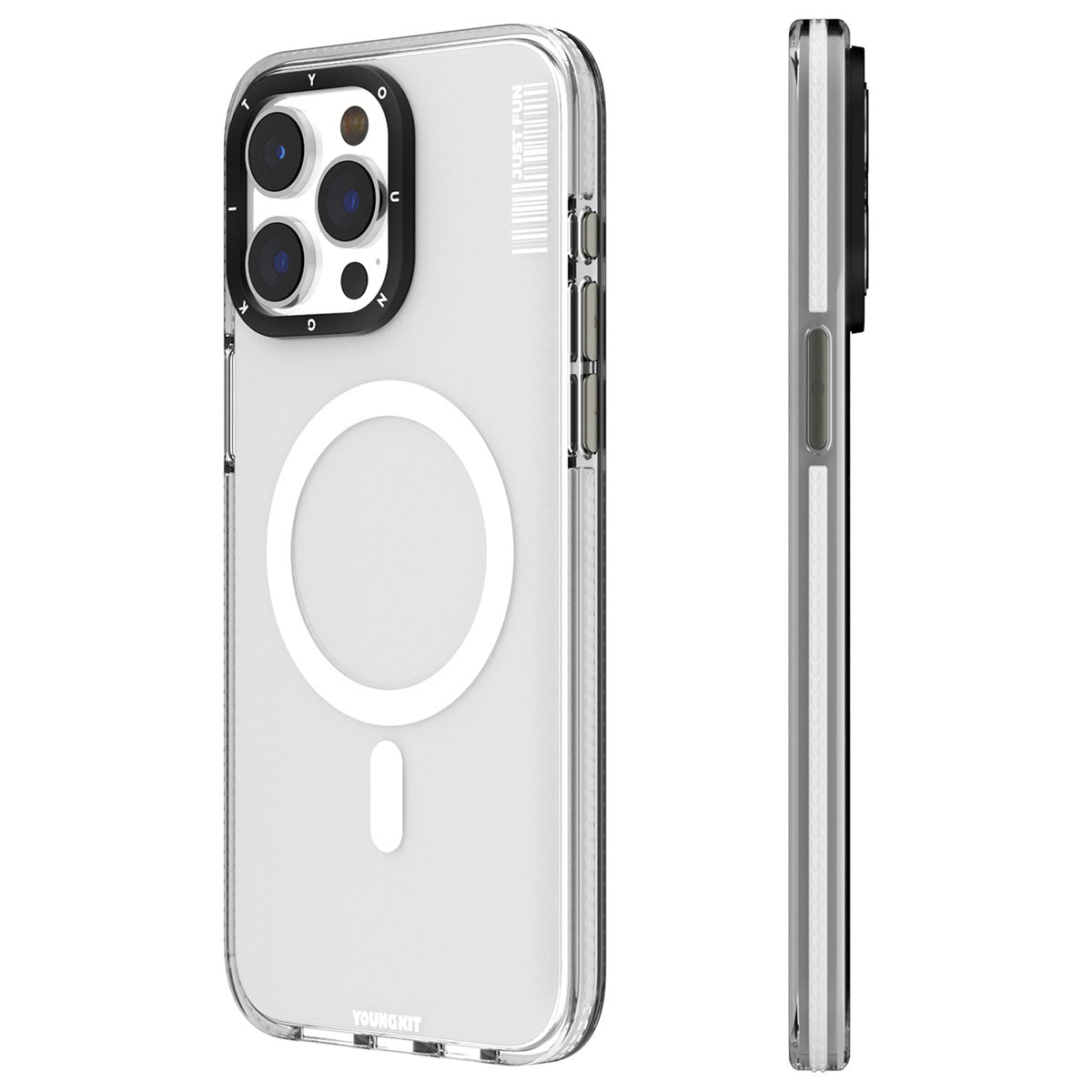 YoungKit Crystal Color Serisi iPhone 15 Pro Max Magsafe Şarj Özellikli Telefon Kılıfı - 12