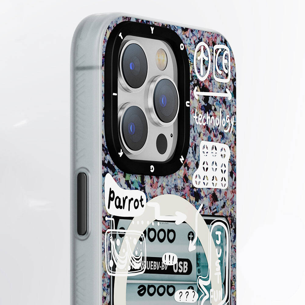 Youngkit Dark Matter Serisi iPhone 15 Pro Max Magsafe Şarj Özellikli Telefon Kılıfı - 4