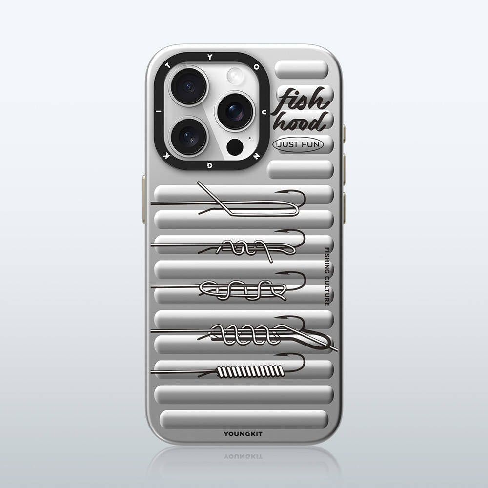 Youngkit Fishing Serisi iPhone 15 Pro Max Magsafe Şarj Özellikli Telefon Kılıfı - 8