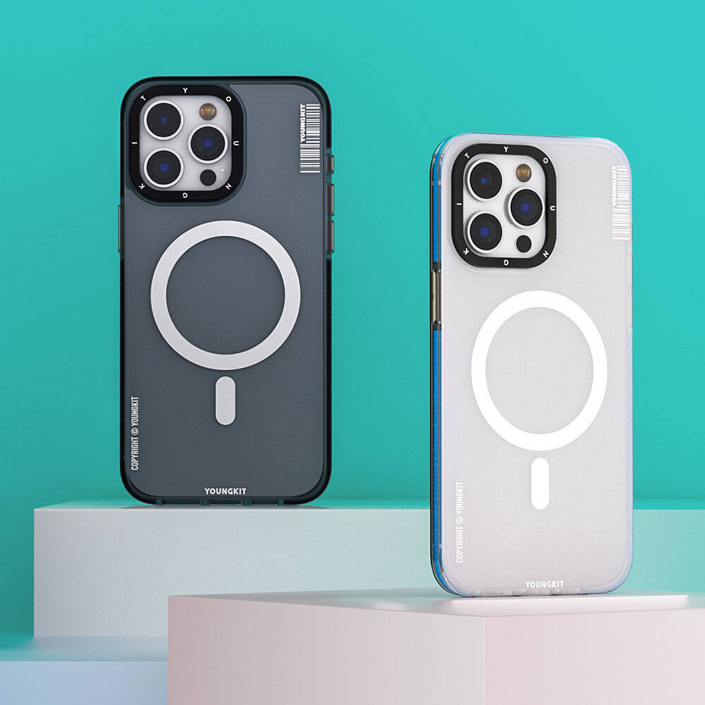 Youngkit Jiansha Serisi iPhone 15 Pro Max Magsafe Şarj Özellikli Telefon Kılıfı - 8