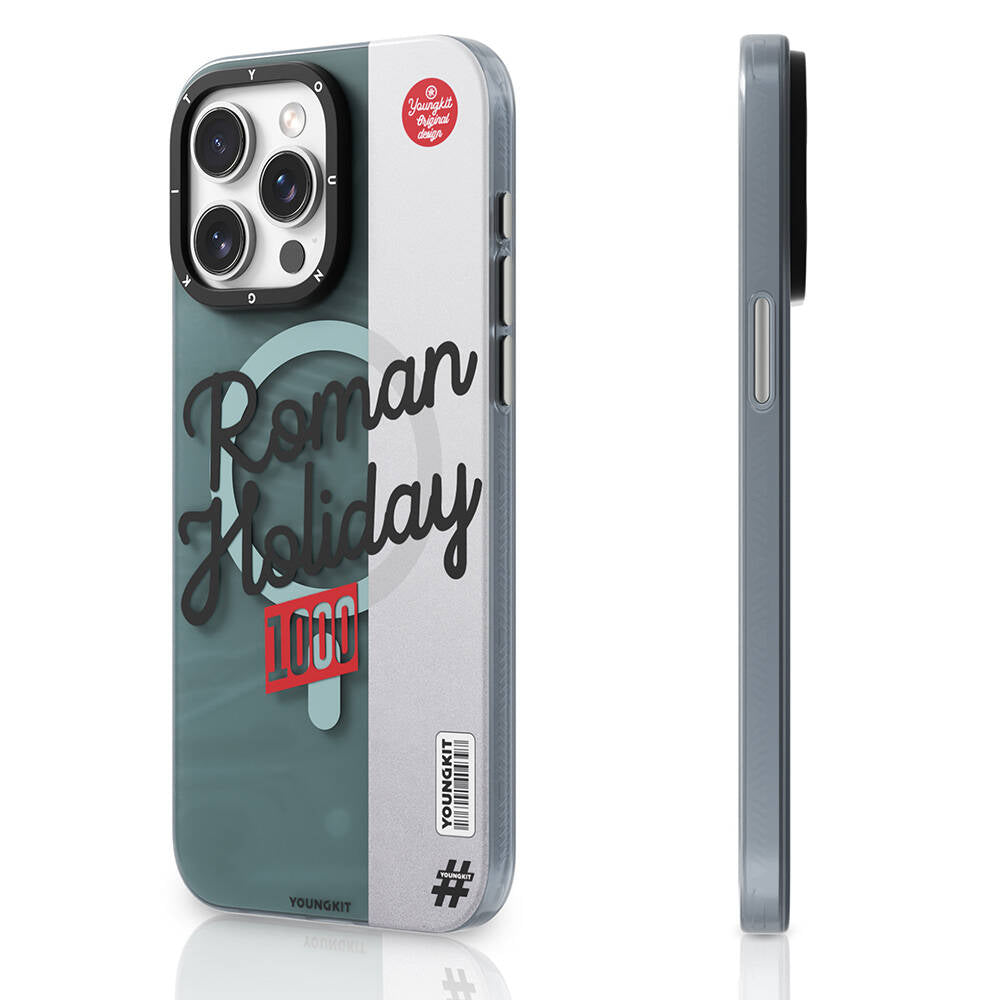 Youngkit Motorcycle Legend Serisi iPhone 15 Pro Max Magsafe Şarj Özellikli Telefon Kılıfı - 6