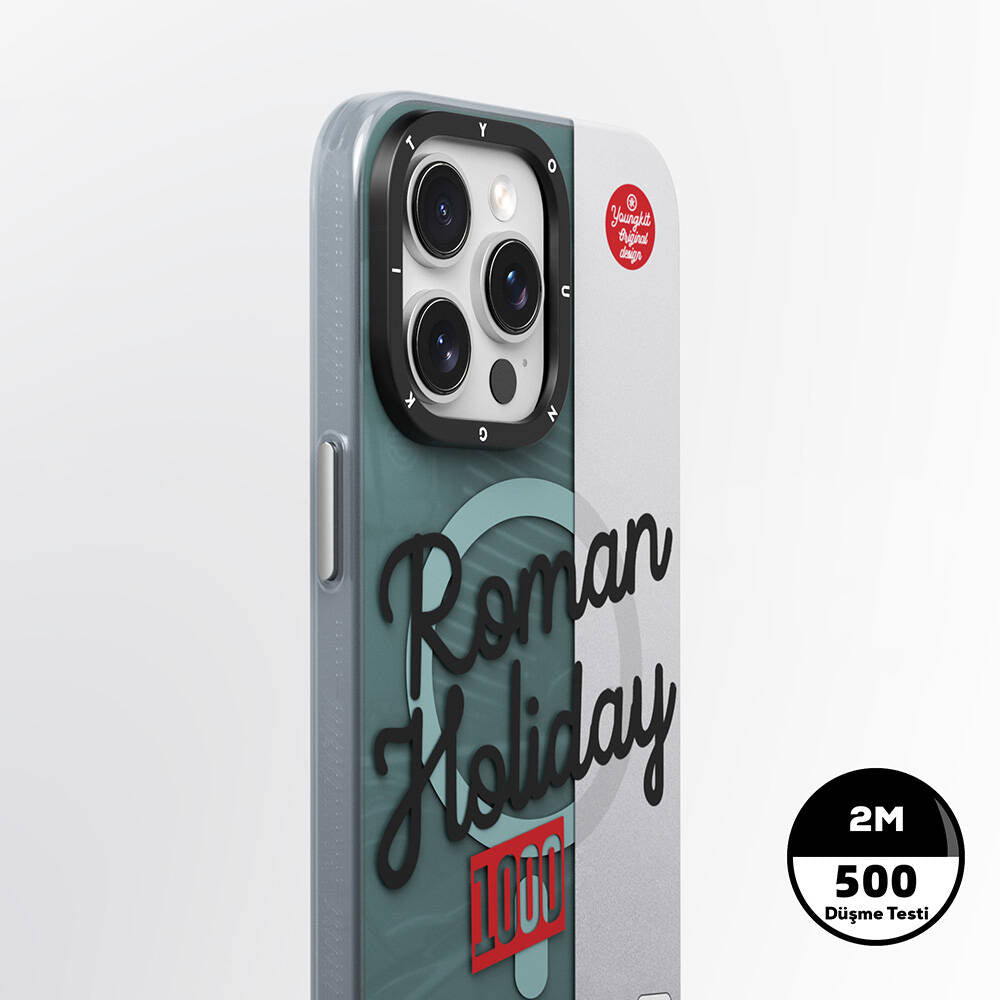 Youngkit Motorcycle Legend Serisi iPhone 15 Pro Max Magsafe Şarj Özellikli Telefon Kılıfı - 7