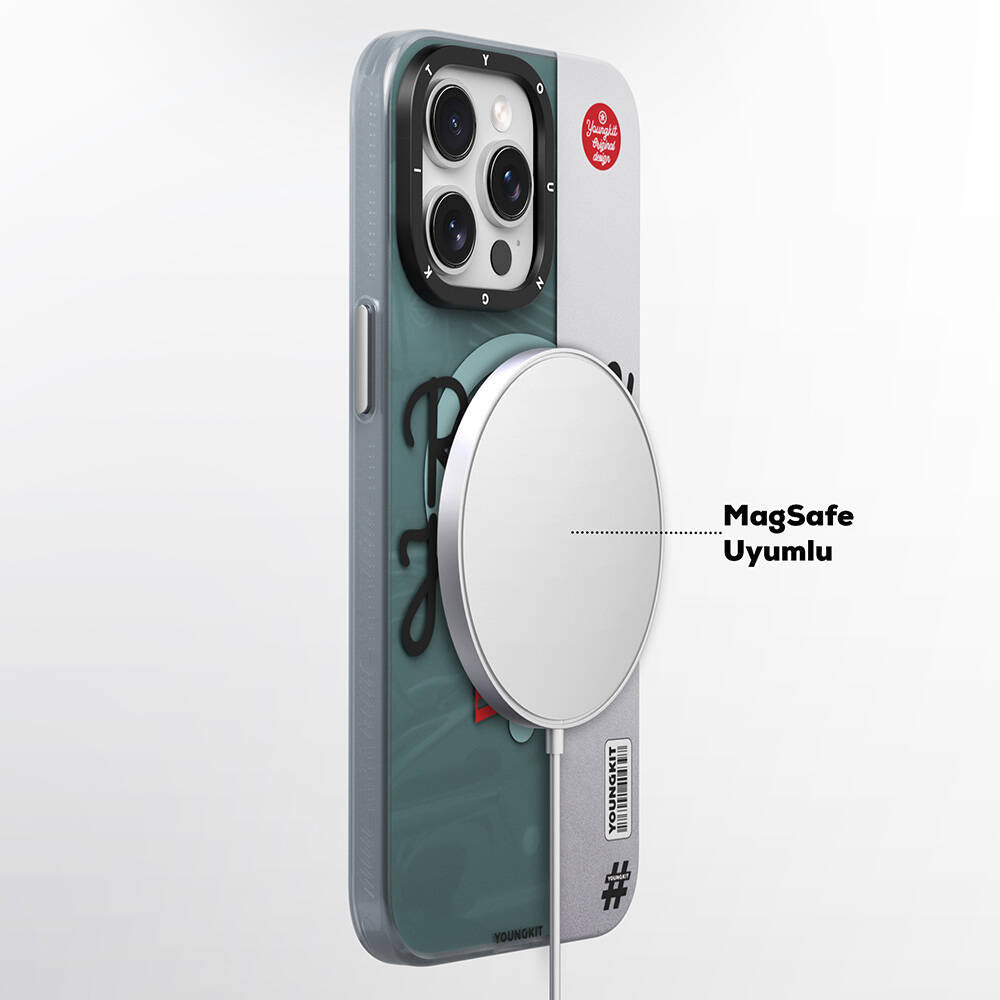 Youngkit Motorcycle Legend Serisi iPhone 15 Pro Max Magsafe Şarj Özellikli Telefon Kılıfı - 8