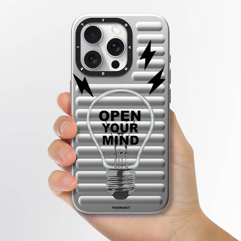 Youngkit Open Mind Serisi iPhone 15 Pro Max Magsafe Şarj Özellikli Telefon Kılıfı - 4