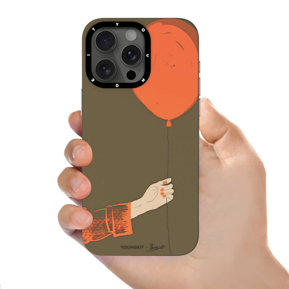 Youngkit Orange Serisi Flying Balloon iPhone 15 Pro Max Magsafe Şarj Özellikli Telefon Kılıfı - 5