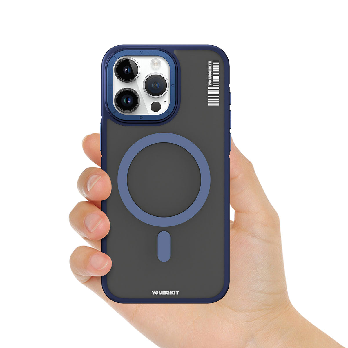 Youngkit Rock Sand Serisi iPhone 15 Pro Max Magsafe Şarj Özellikli Telefon Kılıfı - 4