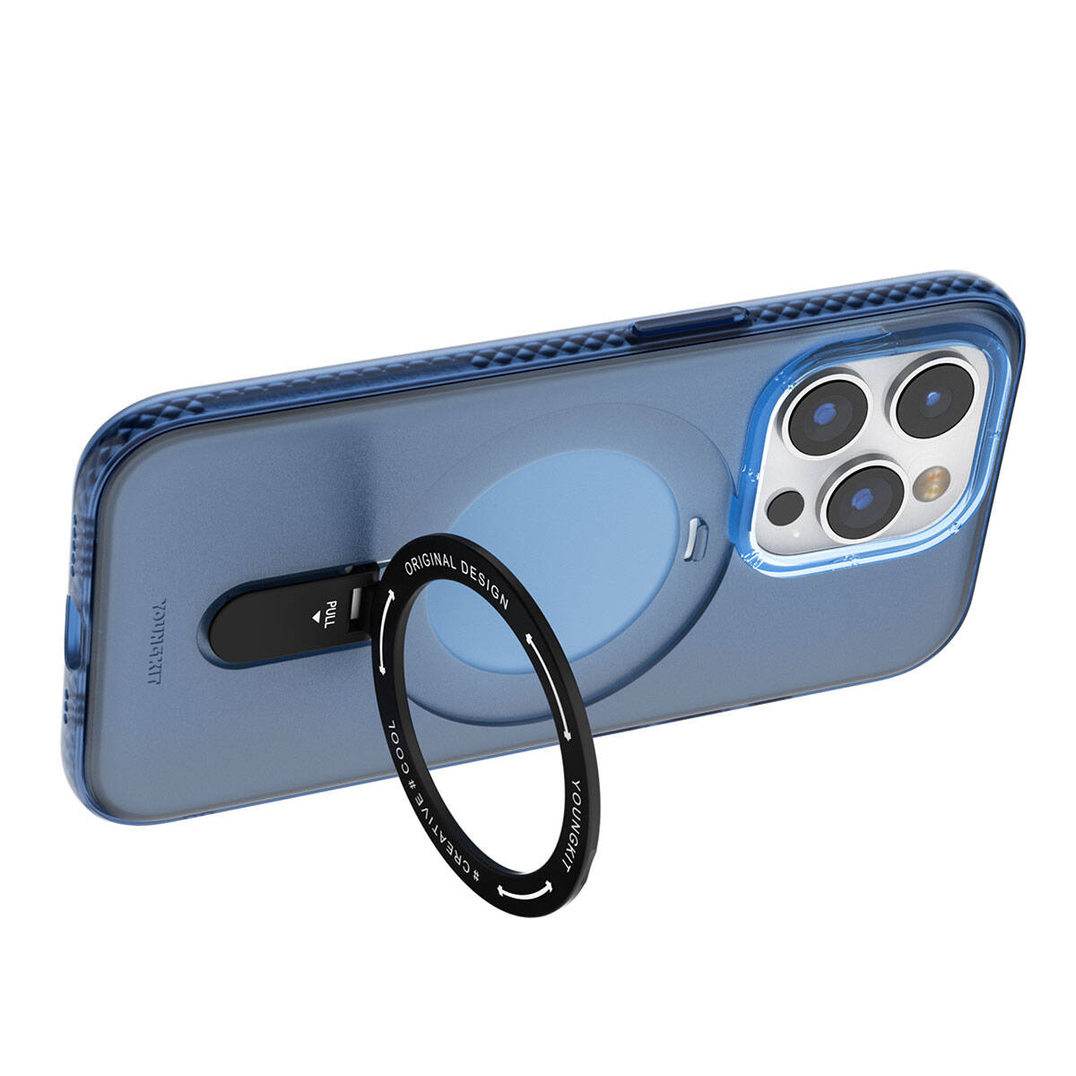 Youngkit Rock Serisi iPhone 15 Pro Max Magsafe Şarj Özellikli Telefon Kılıfı - 5