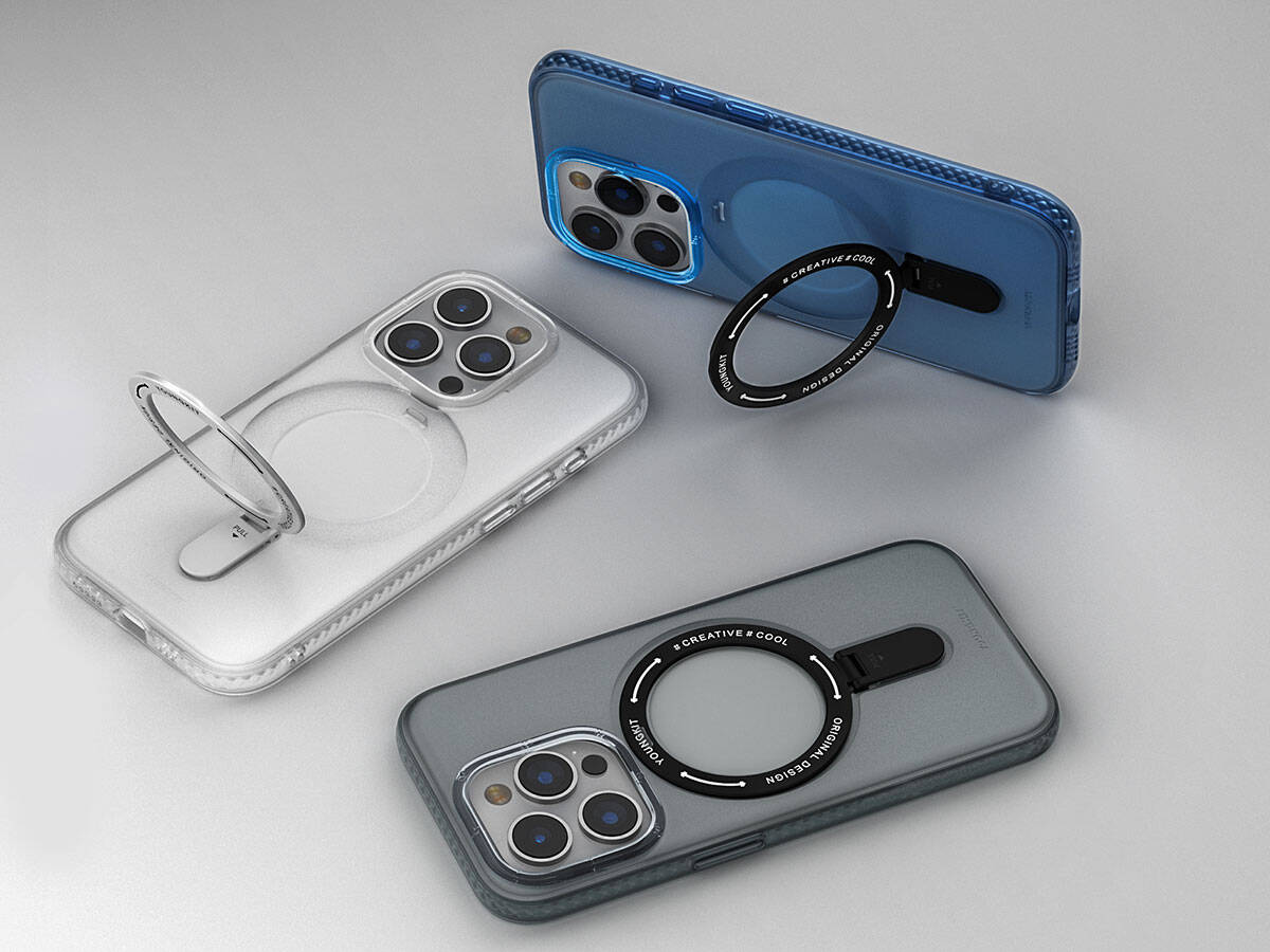 Youngkit Rock Serisi iPhone 15 Pro Max Magsafe Şarj Özellikli Telefon Kılıfı - 7