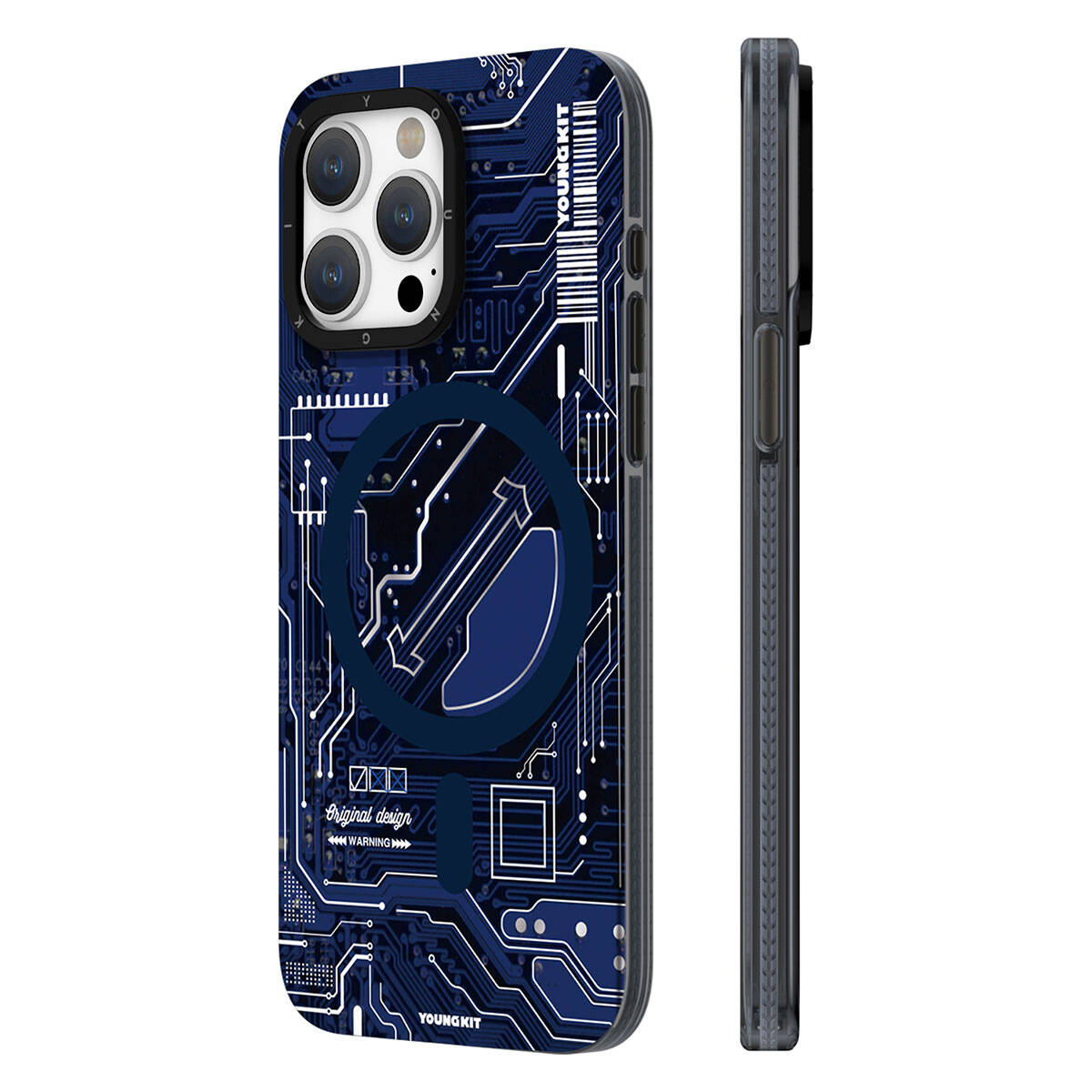 YoungKit Technology Serisi iPhone 15 Pro Max Magsafe Şarj Özellikli Telefon Kılıfı - 10