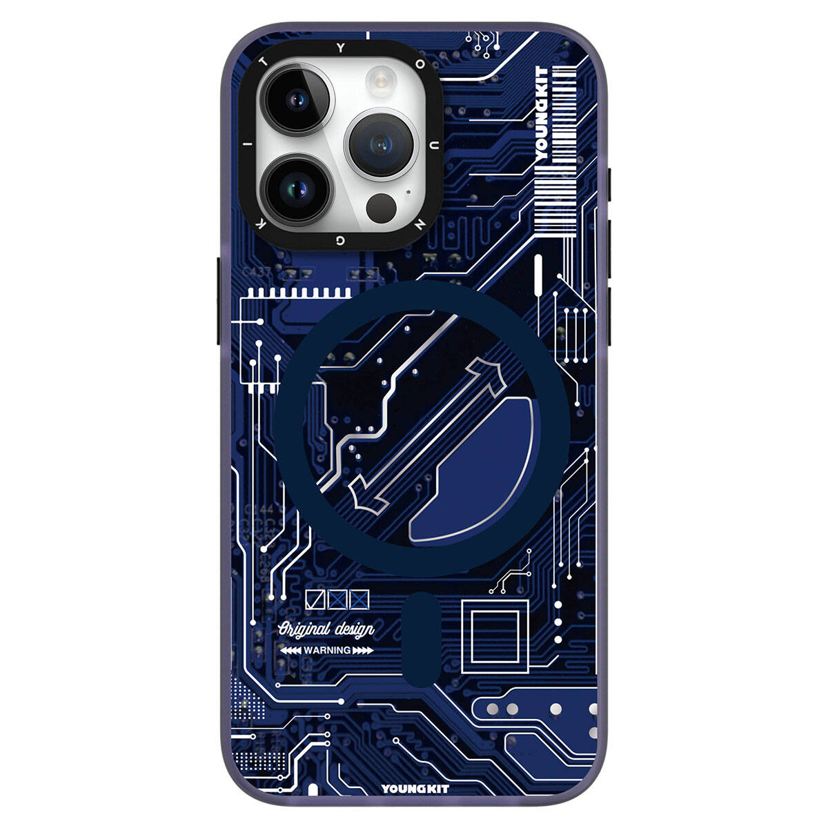 YoungKit Technology Serisi iPhone 15 Pro Max Magsafe Şarj Özellikli Telefon Kılıfı - 11
