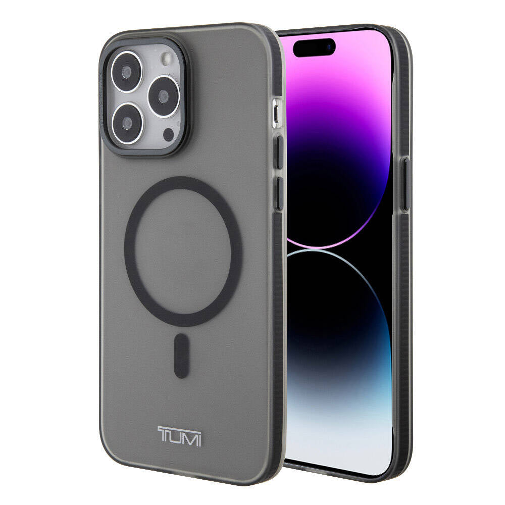 TUMI iPhone 15 Pro Max Orjinal Lisanslı M-safe Şarj Özellikli Buzlu Mat Telefon Kılıfı