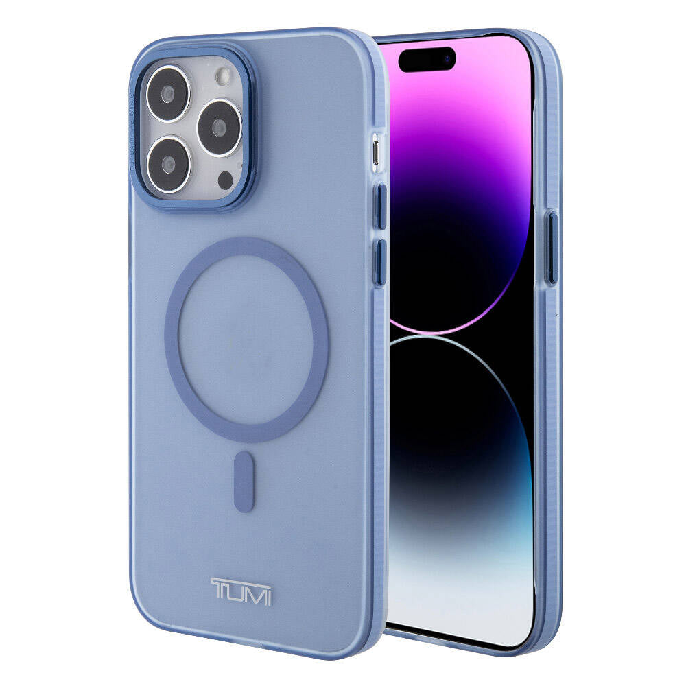 TUMI iPhone 15 Pro Max Orjinal Lisanslı M-safe Şarj Özellikli Buzlu Mat Telefon Kılıfı