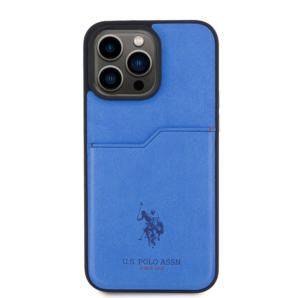 U.S. Polo Assn. iPhone 15 Pro Max Orjinal Lisanslı Baskı Logolu PU Kartlıklı Telefon Kılıfı - 19
