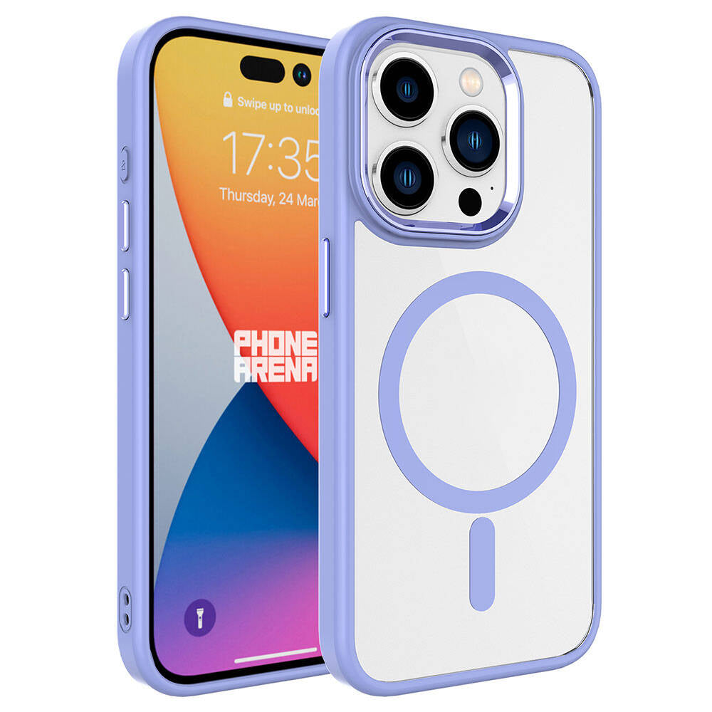 Cepax Chrome Magsafe iPhone 15 Pro Max Kablosuz Şarj Özellikli Silikon Telefon Kılıfı - 4