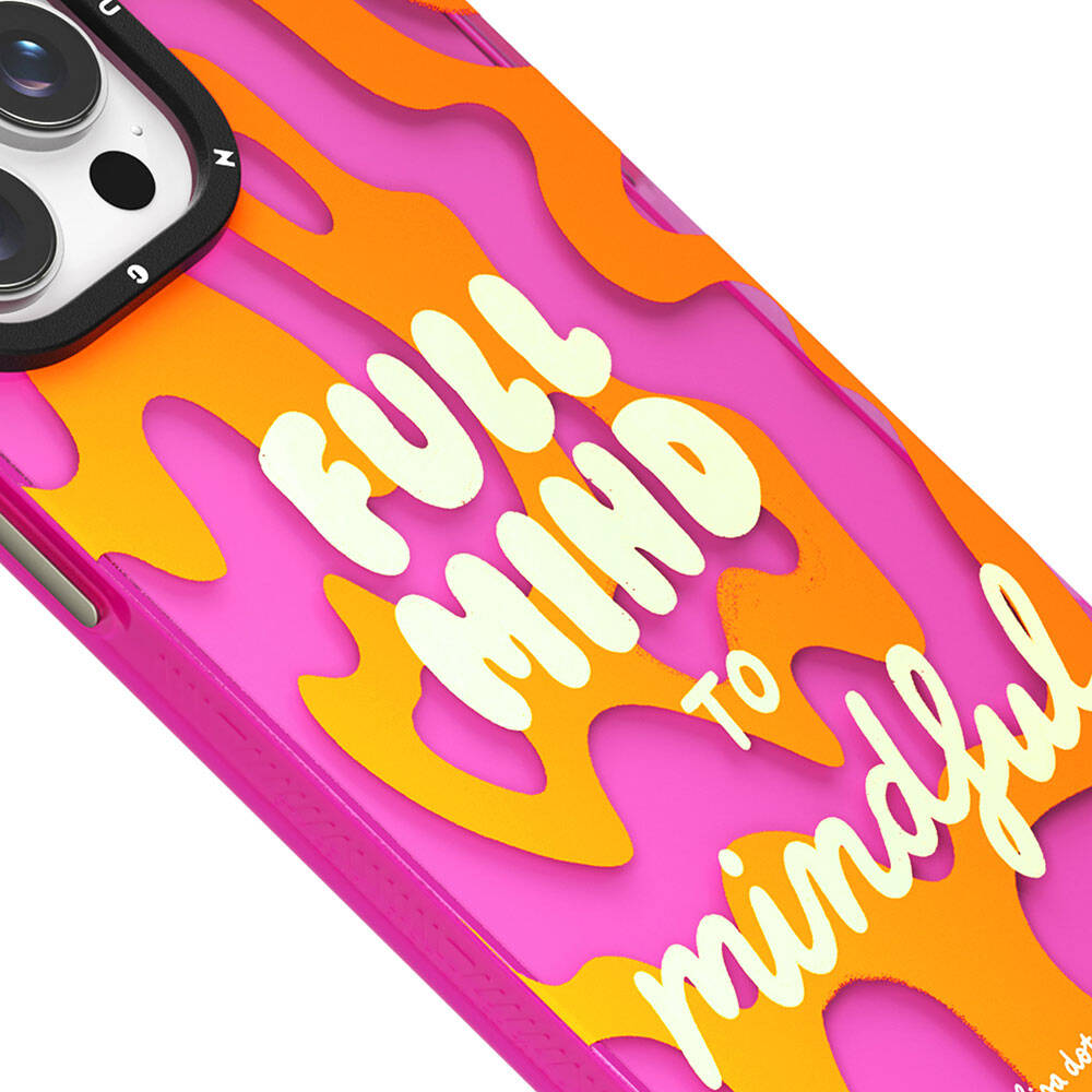 Youngkit Mindfulness Serisi iPhone 15 Pro Max Yazı Desenli Telefon Kılıfı