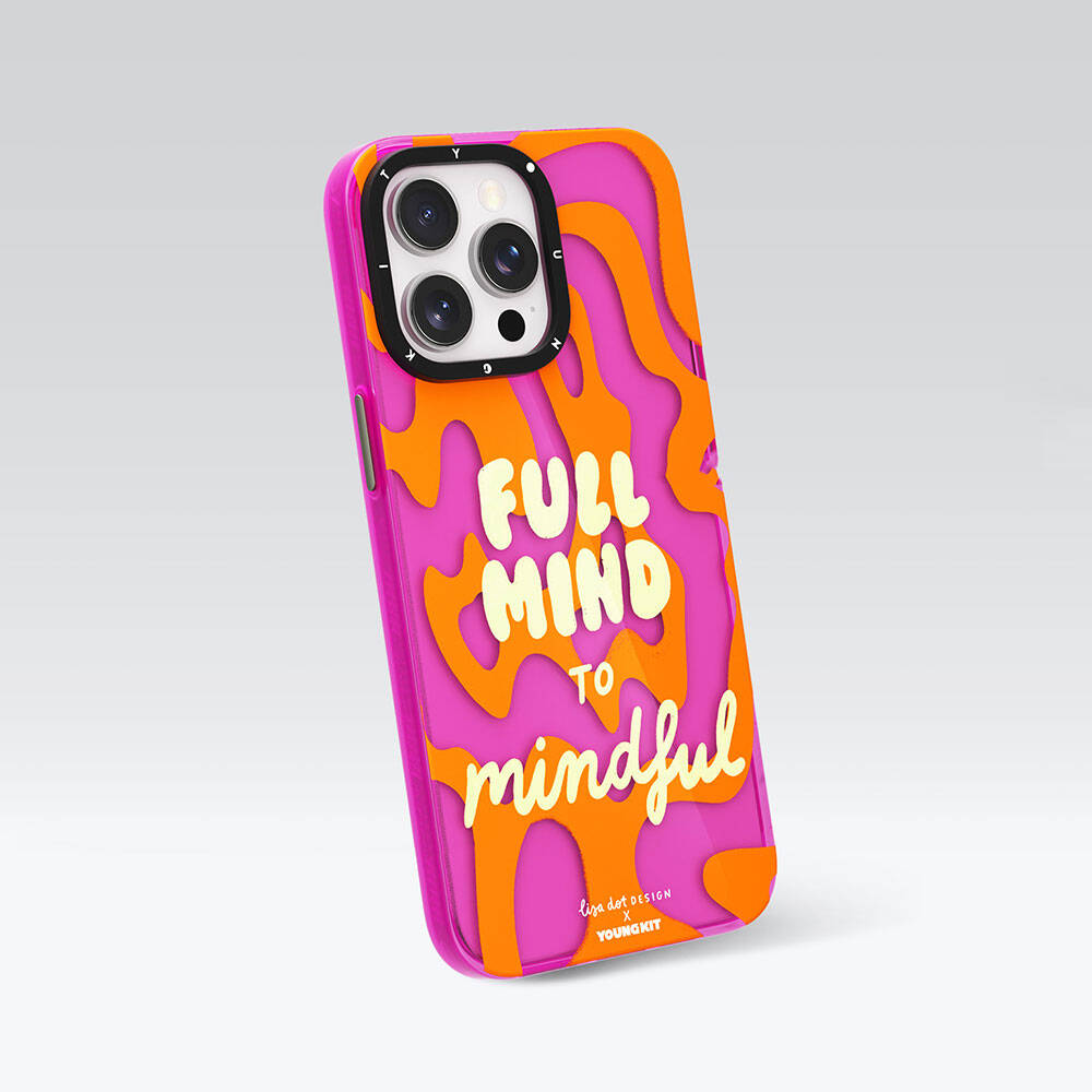 Youngkit Mindfulness Serisi iPhone 15 Pro Max Yazı Desenli Telefon Kılıfı - 9