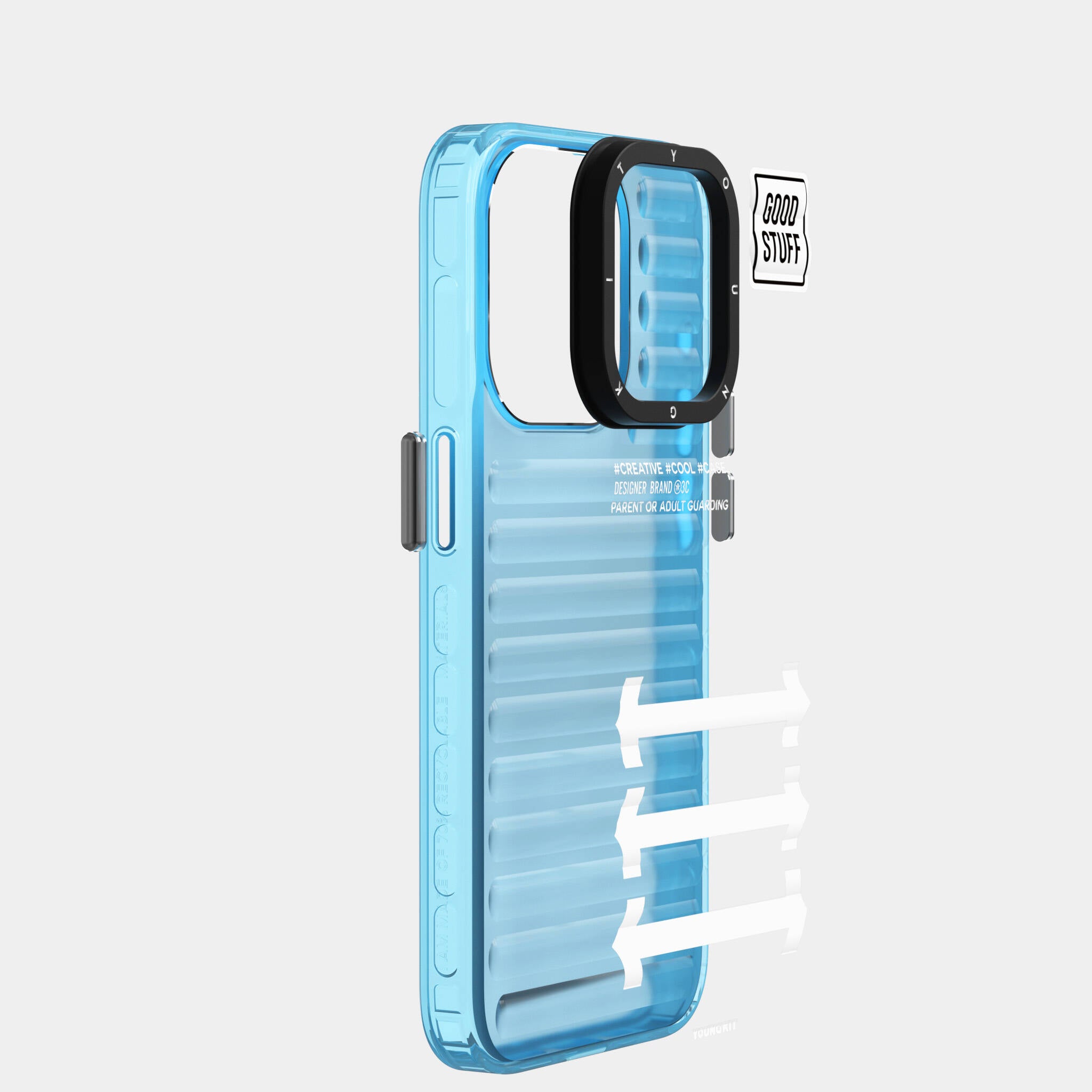 YoungKit Luggage FireFly Serisi iPhone 15 Pro Max Telefon Kılıfı - 19