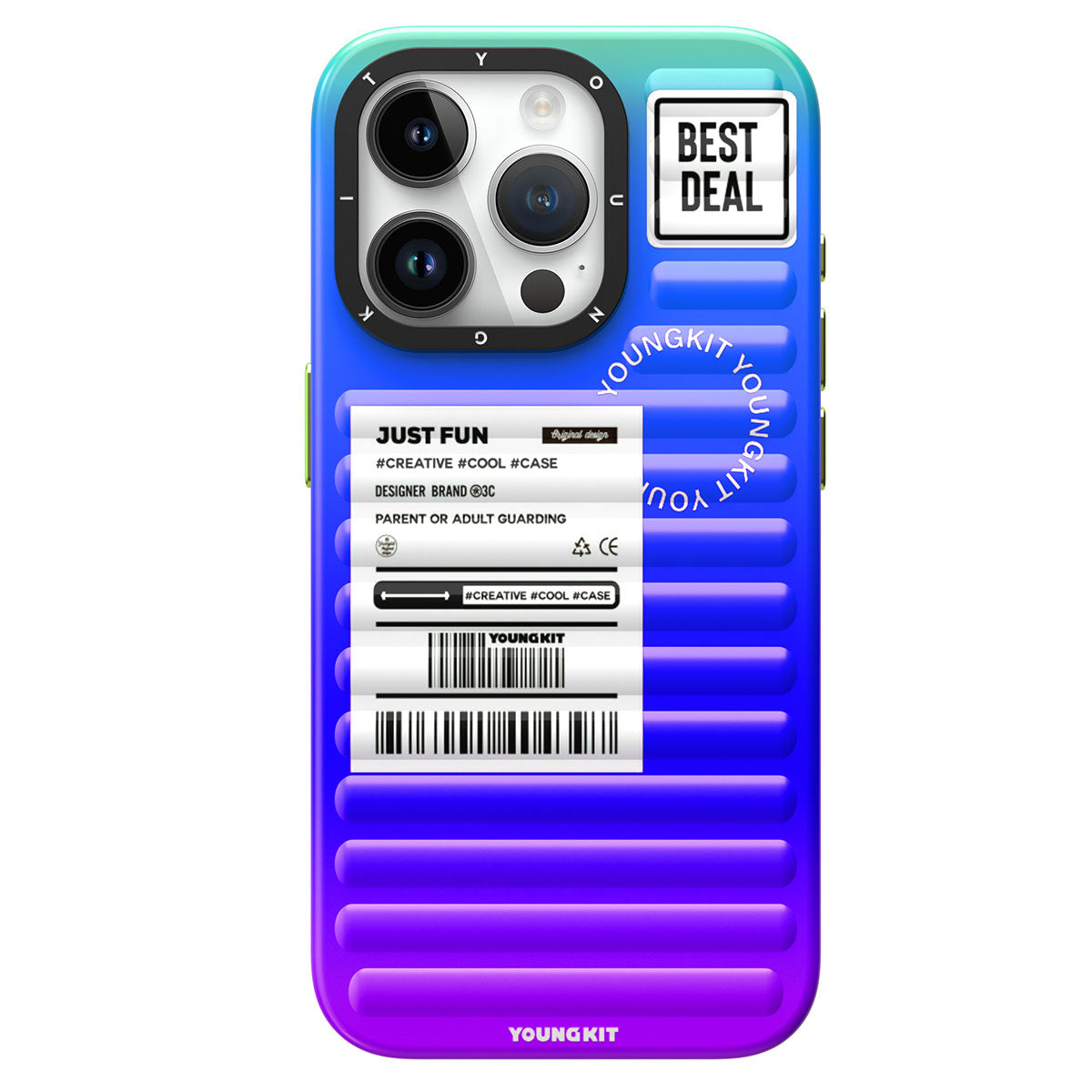 YoungKit The Secret Color Serisi iPhone 15 Pro Max Telefon Kılıfı - 8