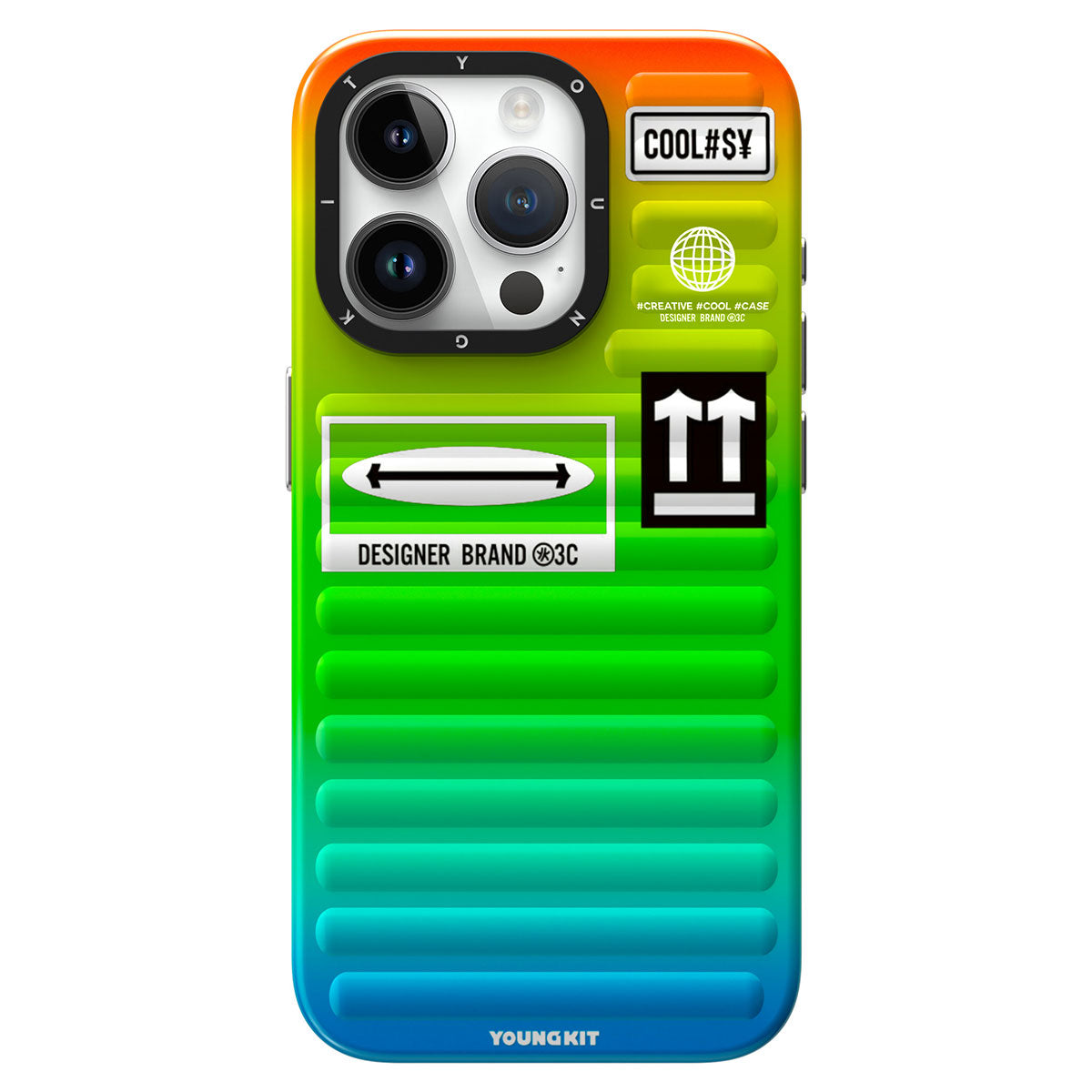 YoungKit The Secret Color Serisi iPhone 15 Pro Max Telefon Kılıfı - 5