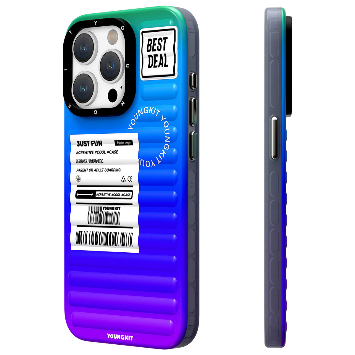 YoungKit The Secret Color Serisi iPhone 15 Pro Max Telefon Kılıfı - 9