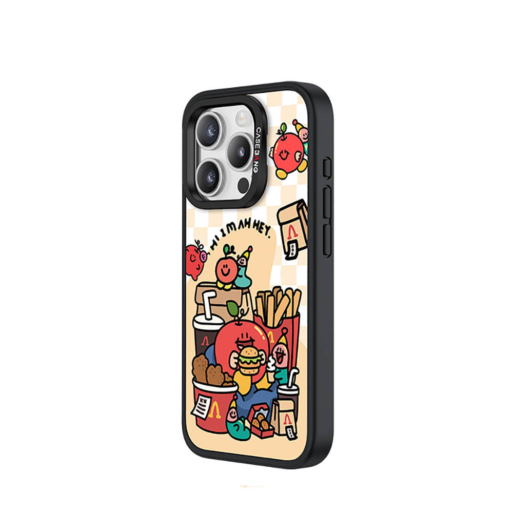 Casebang Ahhey Serisi iPhone 15 Pro Max M-safe Şarj Özellikli Arka Panel