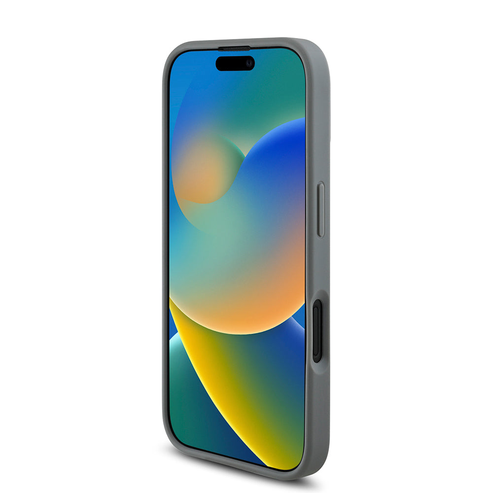 Guess iPhone 16 Orjinal Lisanslı Taşlı Arka Yüzey Üçgen Logolu Telefon Kılıfı-5