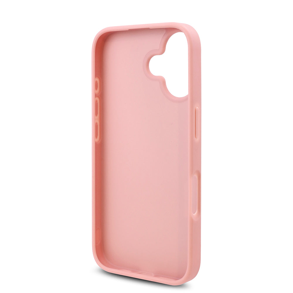 Guess iPhone 16 Orjinal Lisanslı Taşlı Arka Yüzey Üçgen Logolu Telefon Kılıfı-15