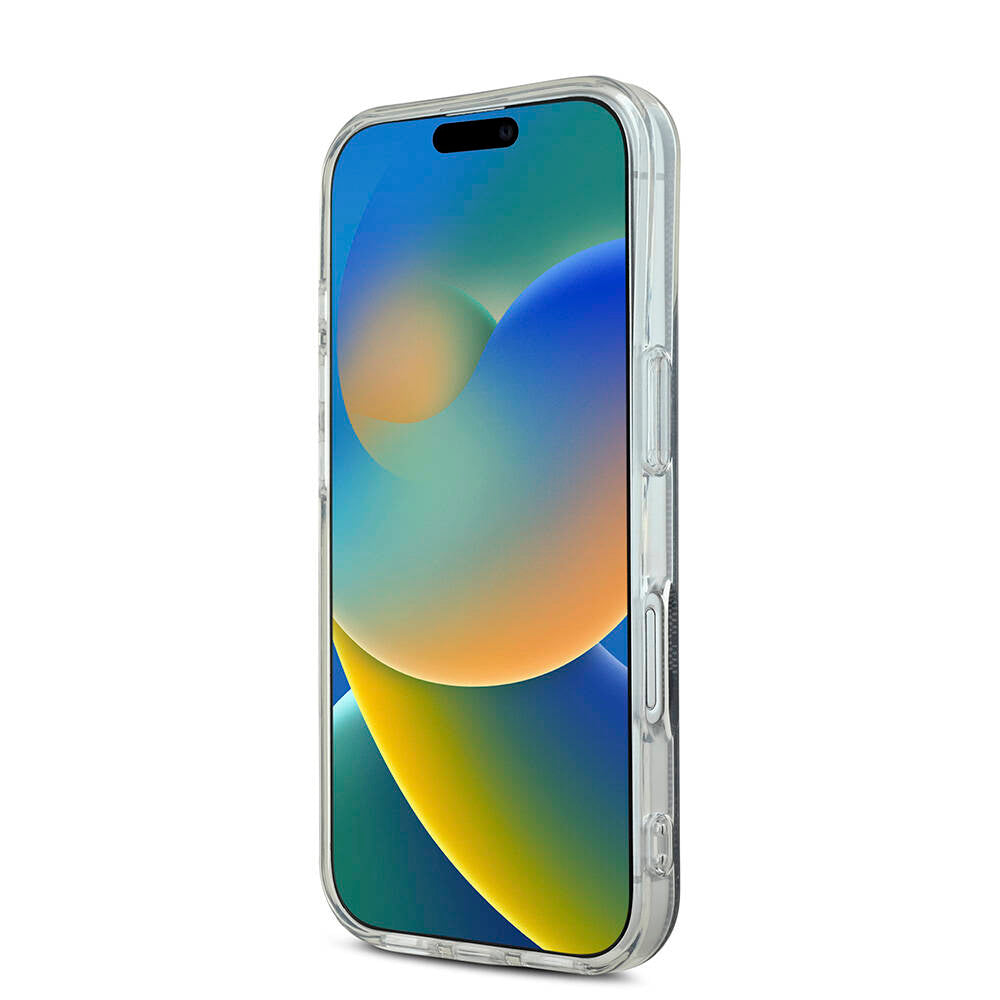 Guess iPhone 16 Orjinal Lisanslı Magsafe Şarj Özellikli Yazı Logolu 4G Desenli Telefon Kılıfı - 21