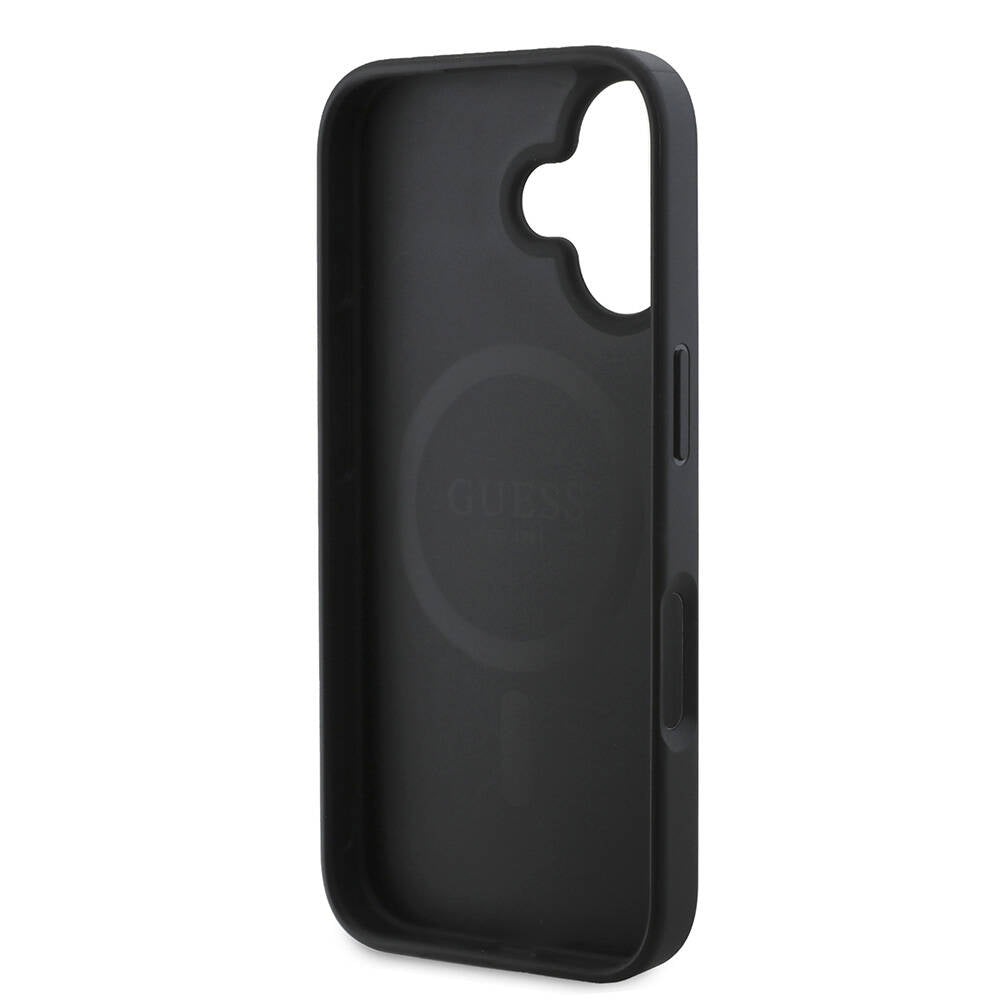 Guess iPhone 16 Orjinal Lisanslı Magsafe Şarj Özellikli Yazı Logolu Peony Telefon Kılıfı - 7