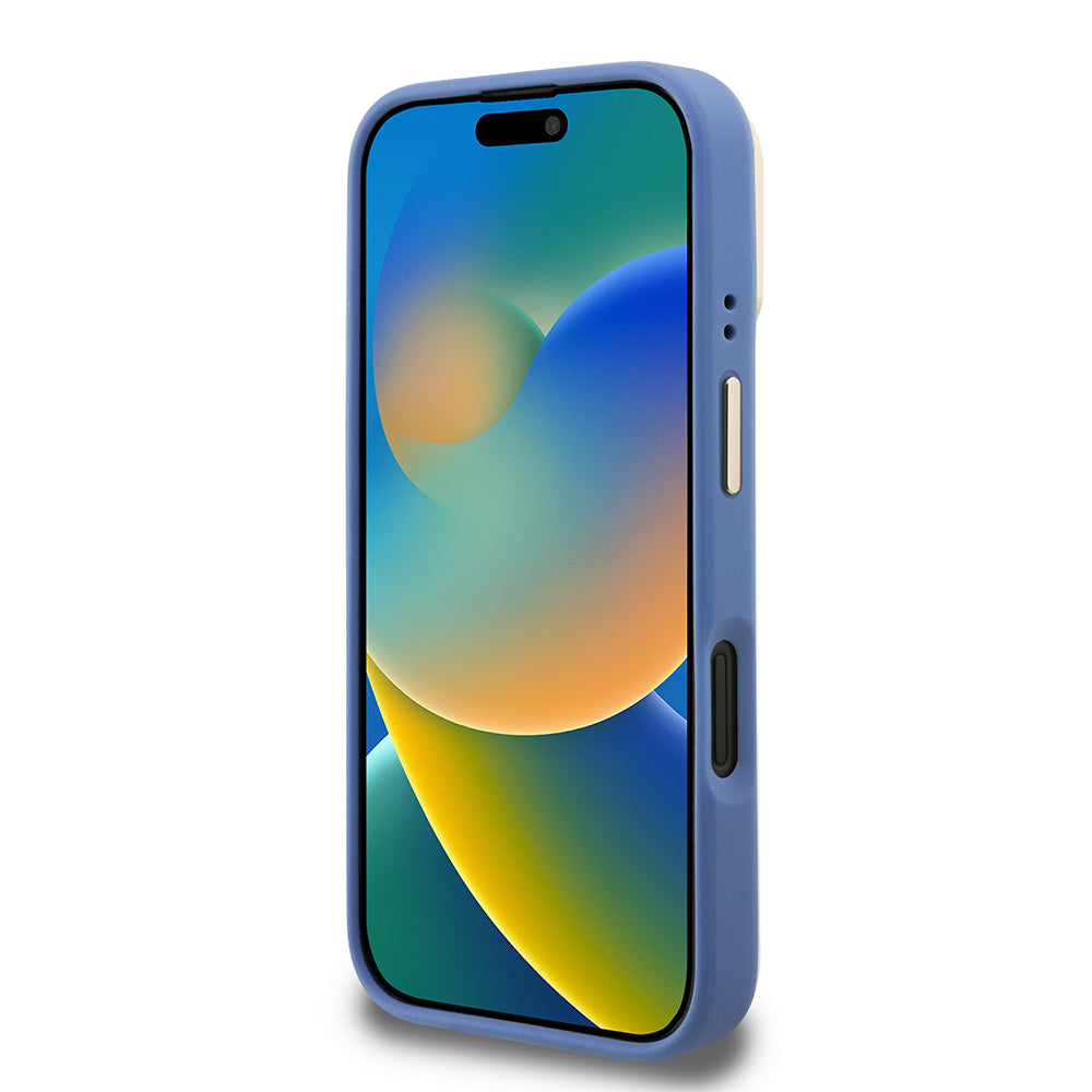 iPhone 16 Kılıf Guess Orjinal Lisanslı PU Deri 4G Desenli Metal Büyük 4G ve Yazı Logolu Kamera Standlı Kılıf