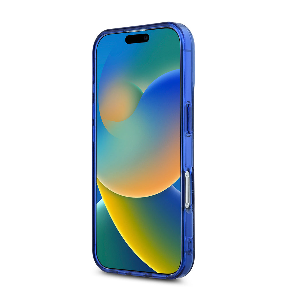 Lacoste iPhone 16 Orjinal Lisanslı M-safe Şarj Özellikli IML Baskılı Gümüş Timsah Logolu Monogram Kılıf