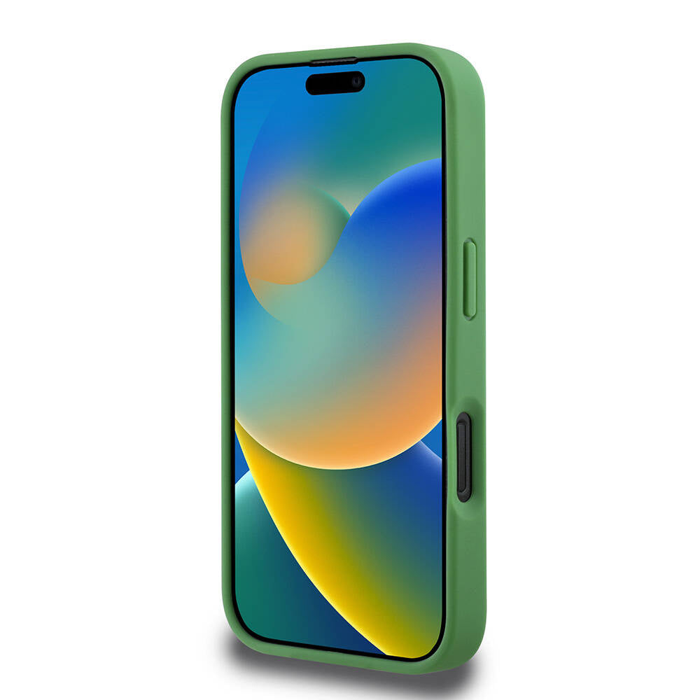 Lacoste iPhone 16 Orjinal Lisanslı PU Pike Desenli Arka Yüzey İkonik Timsah Dokuma Logolu Telefon Kılıfı - 2