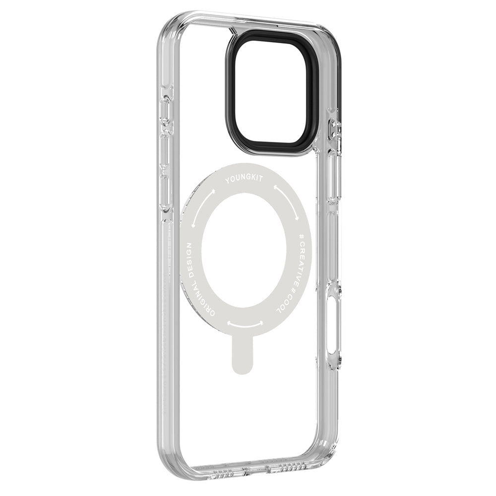 Youngkit Pivot Serisi iPhone 16 Magsafe Şarj Özellikli Parmak Ring Standlı Telefon Kılıfı-6