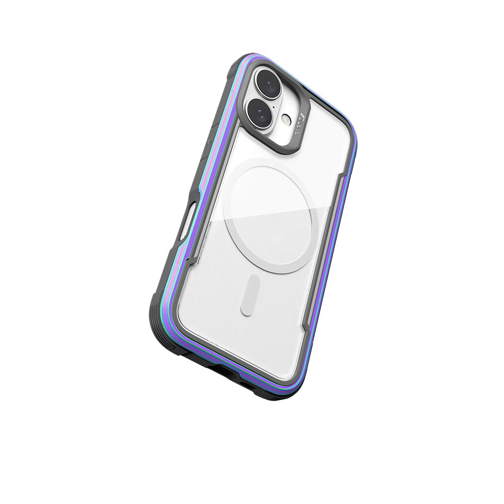 Raptic Shield Serisi iPhone 16 M-safe Şarj Özellikli Airbagli Şeffaf Arka Yüzey Kılıf