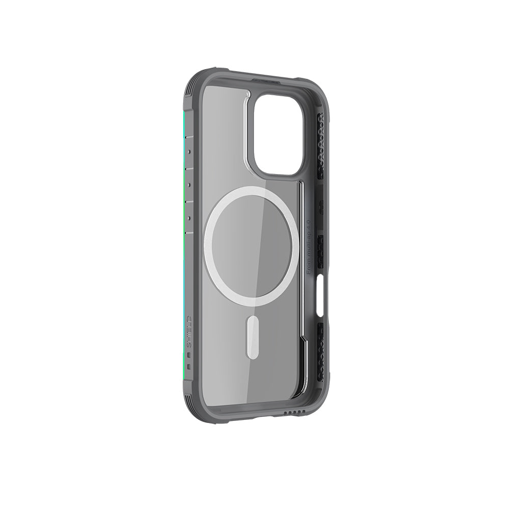 Raptic Shield Serisi iPhone 16 M-safe Şarj Özellikli Airbagli Şeffaf Arka Yüzey Kılıf