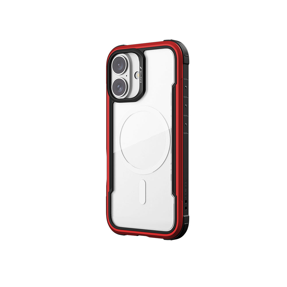 Raptic Shield Serisi iPhone 16 M-safe Şarj Özellikli Airbagli Şeffaf Arka Yüzey Kılıf