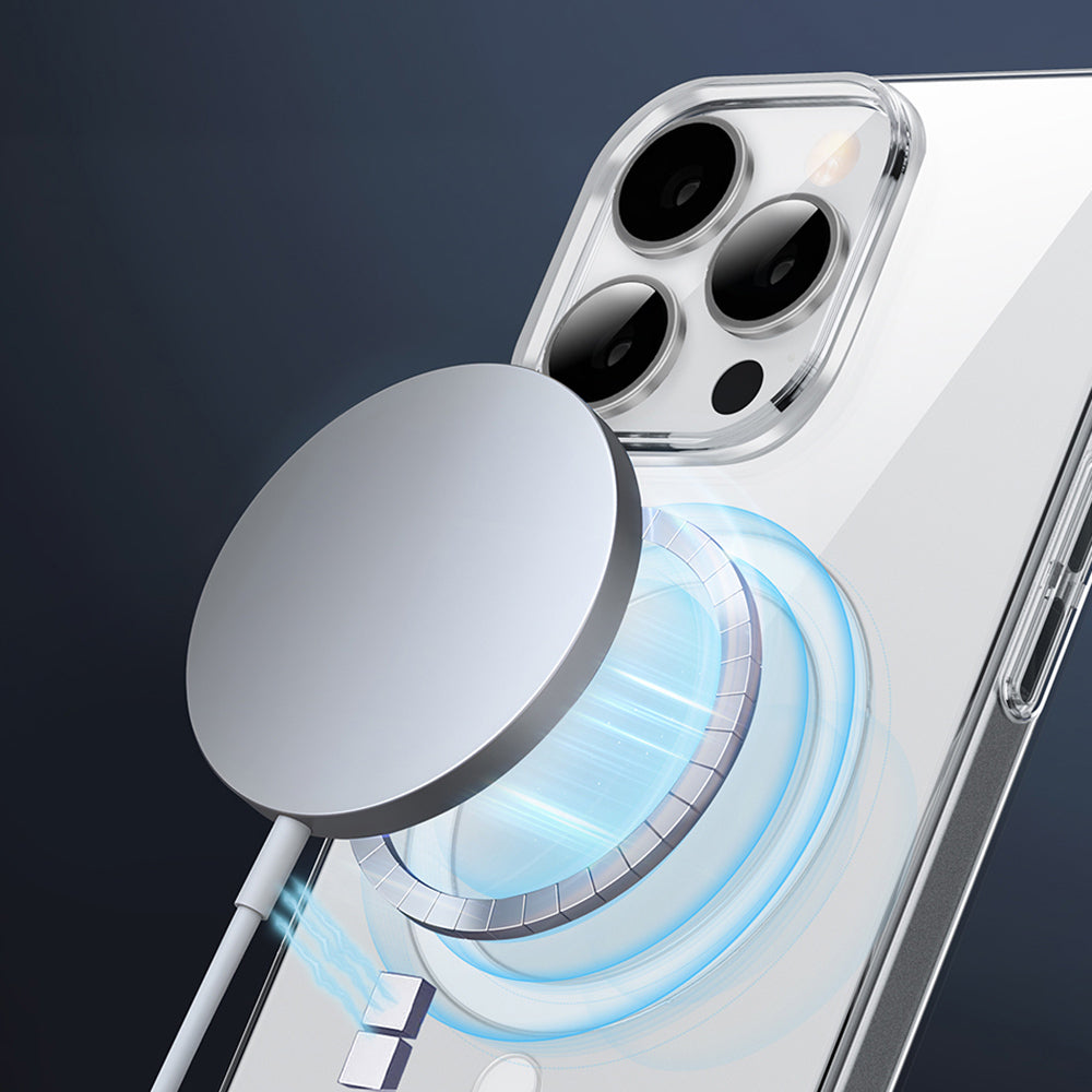 Wiwu YXK-207 Invisible Pro iPhone 16 M-safe Şarj Özellikli Sert PC Kılıf