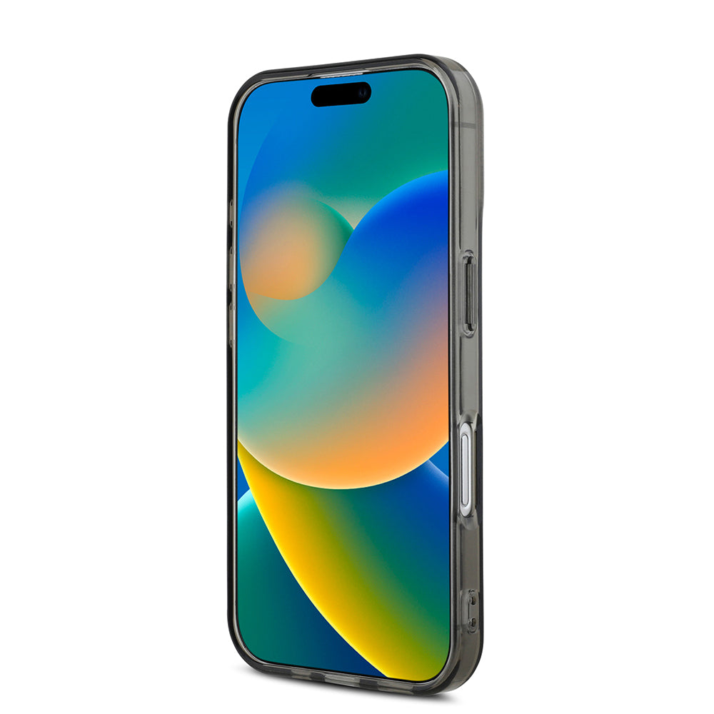 Mercedes Benz iPhone 16 Orjinal Lisanslı M-safe Şarj Özellikli Saydam Yüzey Silver Ring Kılıf