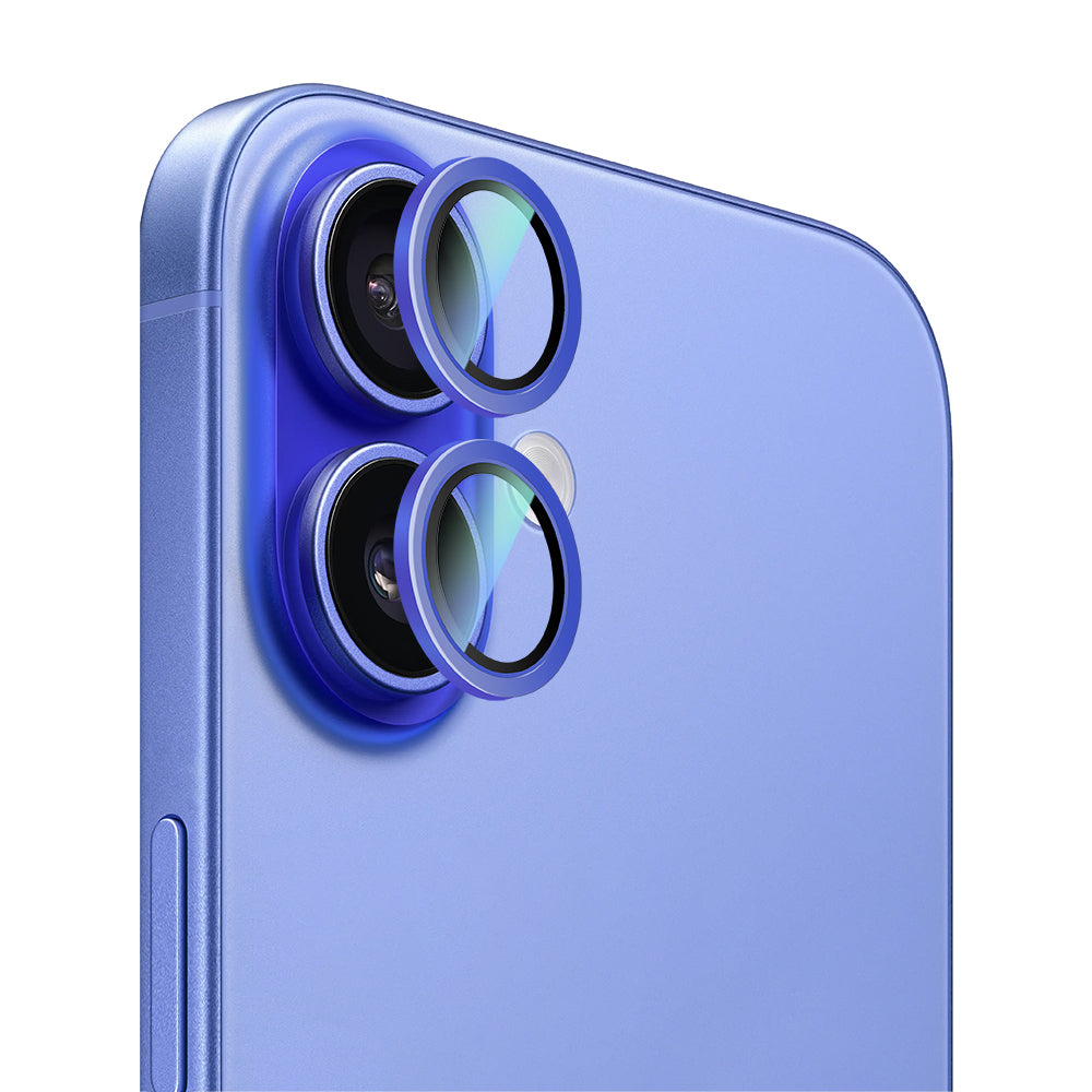 CaseWorld Alloy Serisi iPhone 16 Plus Oleofobik Anti Reflective Kamera Lens Koruyucu