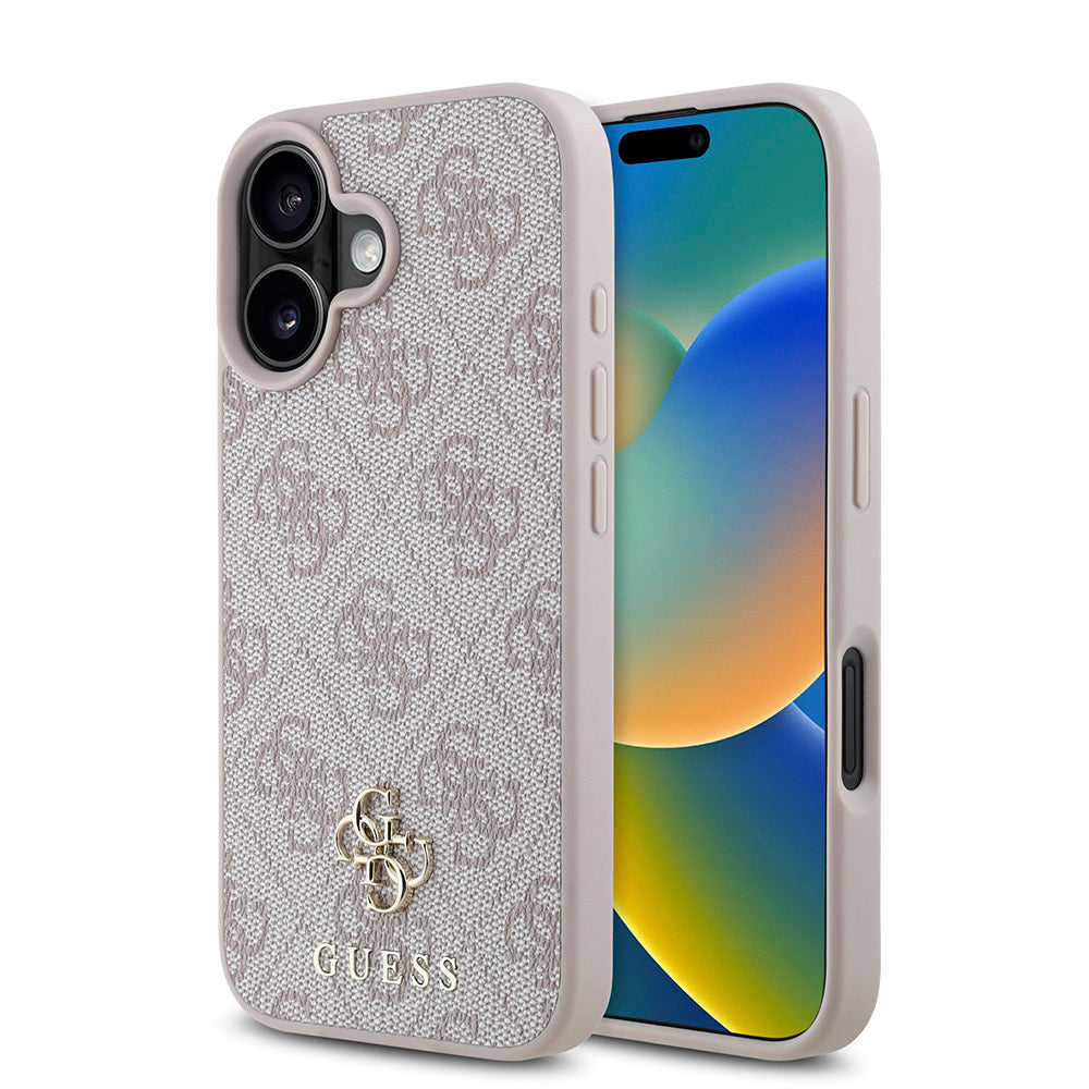Guess iPhone 16 Plus Orjinal Lisanslı Magsafe Şarj Özellikli Small 4G Classic Telefon Kılıfı-8