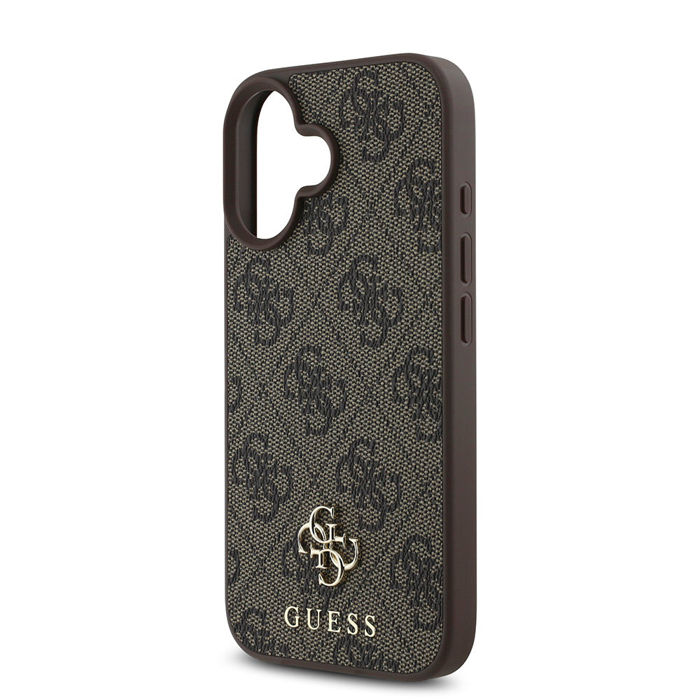Guess iPhone 16 Plus Orjinal Lisanslı Magsafe Şarj Özellikli Small 4G Classic Telefon Kılıfı-23
